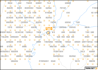 map of Uta