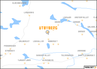 map of Utbyberg