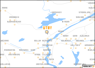 map of Utby