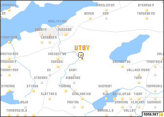 map of Utby