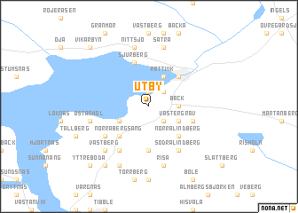 map of Utby