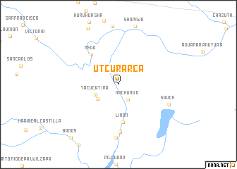 map of Utcurarca