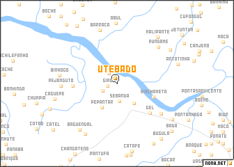 map of Utêbado