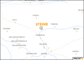 map of Utekha