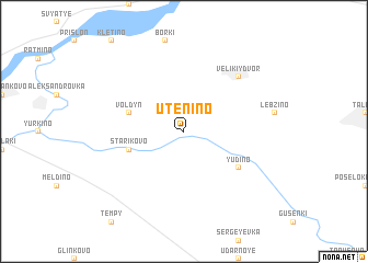 map of Utënino