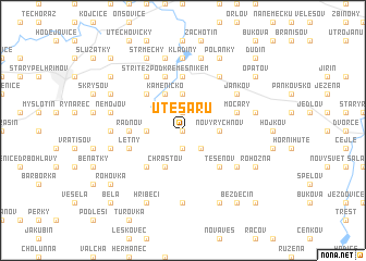 map of U Tesařŭ