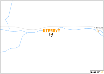 map of Utësnyy