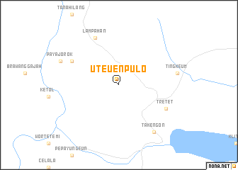 map of Uteuen Pulo