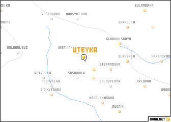 map of Uteyka