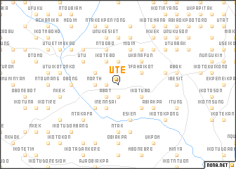 map of Ute