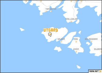 map of Utgård