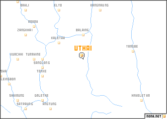 map of Uthai