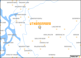 map of Uthānerpāra