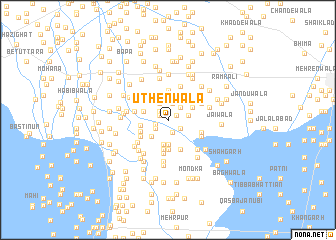 map of Uthenwāla