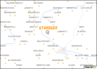 map of Uthmöden