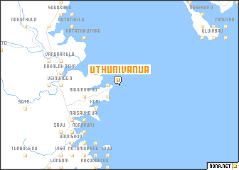 map of Uthunivanua