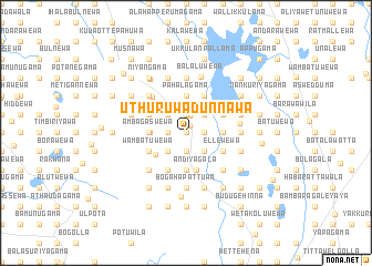 map of Uthuruwadunnawa