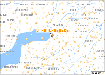 map of Uthwāl Khereke