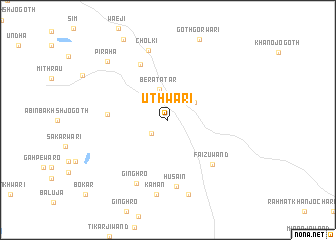 map of Uthwāri