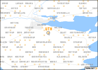 map of Uth