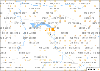 map of Utiac
