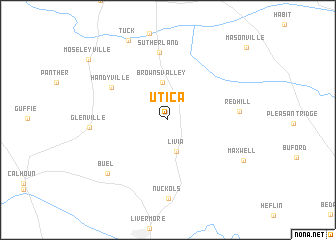map of Utica