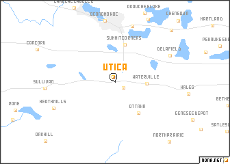 map of Utica