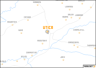 map of Utica