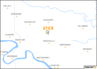 map of Utica