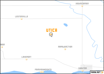 map of Utica