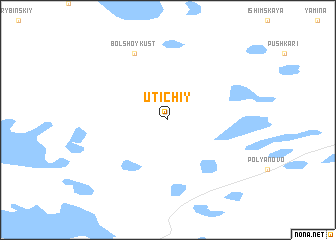 map of Utichiy