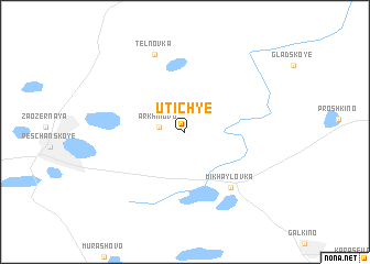 map of Utich\