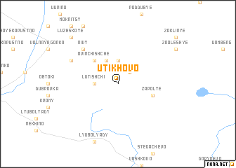 map of Utikhovo