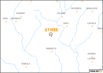 map of Utimbe