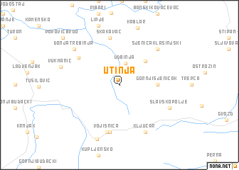 map of Utinja