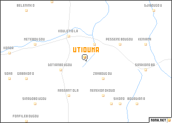 map of Utiouma