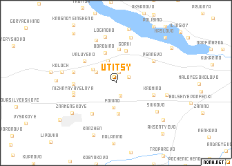 map of Utitsy