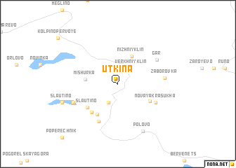 map of Utkina