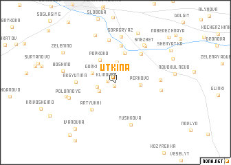 map of Utkina