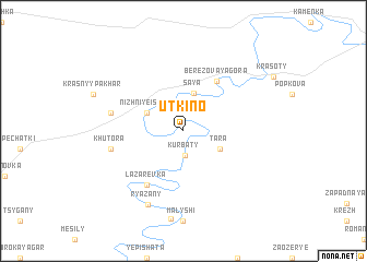map of Utkino