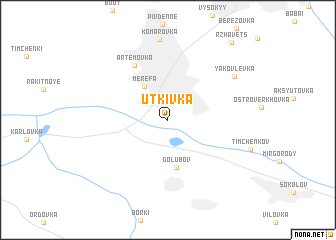 map of Utkivka