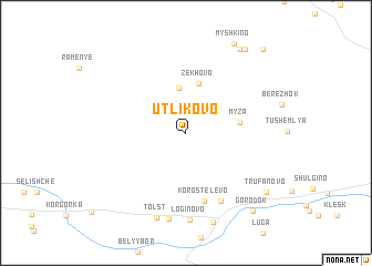 map of Utlikovo