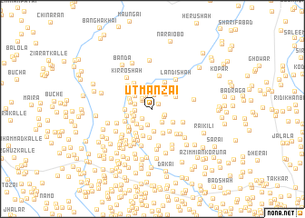 map of Utmānzai