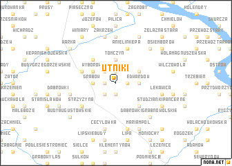 map of Utniki