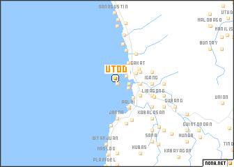 map of Utod