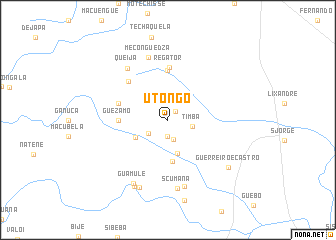 map of Utongo