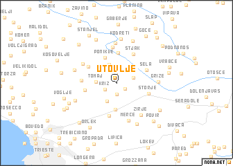 map of Utovlje