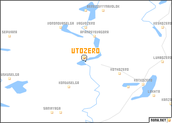 map of Utozero