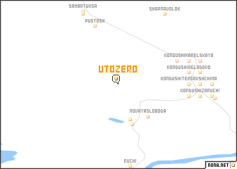 map of Utozero