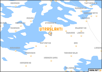 map of Utraslahti